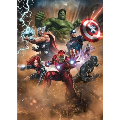 Image of Komar IADX4 079 Non Woven Photo Wallpaper Avengers Superpower Size: 200 x 280 cm (Width Height) Marvel/Superhero/Children&#039;s Bedroom