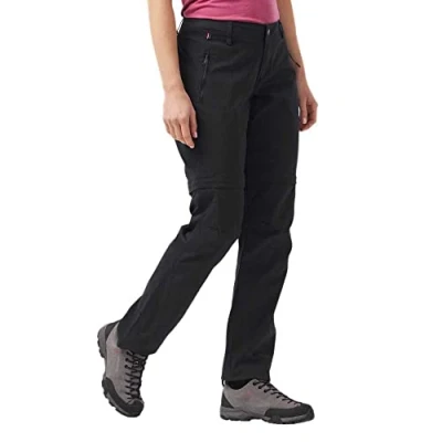 Image of Odlo Women Zip off hiking pants WEDGEMOUNT, black, 40