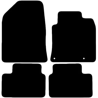 Image of Carsio Carpet Car Mats For Kia ProCeed 2019+ Onwards Tailored Fit Floor Mat Set Complete Accessory Black Custom Fitted All Weather, Anti Slip Backing &amp; Trim