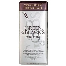 Image of (2 Pack) Green &amp; Blacks Organic DARK Cooking Chocolate 150g 2 PACK BUNDLE