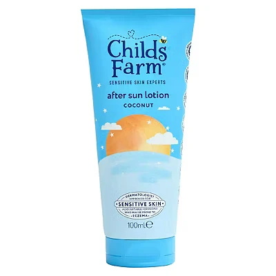 Image of Childs Farm Kids &amp; Baby After Sun Lotion, Coconut Soothing Moisturising Suitable for Dry, Sensitive Eczema Prone Skin, 100ml