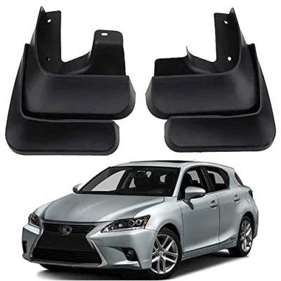 Image of 4pcs Car Mud Flaps Mudguards For Lexus CT200 CT200H 2011 2018, Made Of Rubber Material, Front Rear Splash Guards Protective Fenders Cover Body Styling Accessories