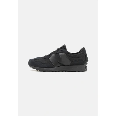 Image of New Balance 327 Unisex Trainers Black for kids, Size: 5, Imitation leather/ textile