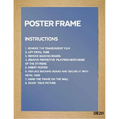 Image of OAK WOOD EFFECT A1 A2 A3 A4 A5 POSTER, PICTURE FRAMES (Oak, 30 X 20 INCH)