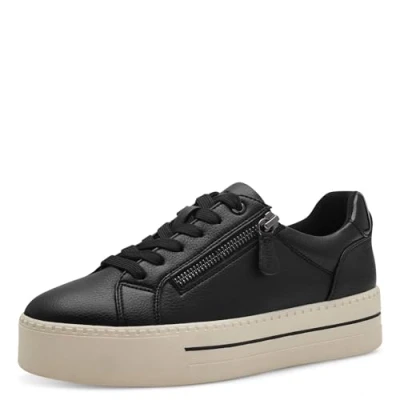 Image of Jana Women&#039;s Low Trainers 8 23767 43 Sneaker, Black, 6.5 UK