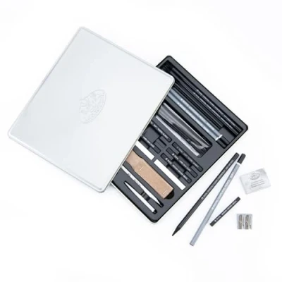 Image of Royal &amp; Langnickel Charcoal Drawing Art Set,Grey