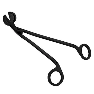 Image of Sheens Candle Cutter, Fashion Heart Clip Snuffer Wick Trimmer Cover Hand Tool Extinguish [Black]