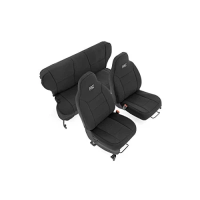Image of Rough Country Neoprene Seat Covers for 1997 2001 Jeep Cherokee XJ 91022