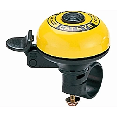 Image of CatEye PB 200 Comet Bell Yellow: Bright, loud, compact, easy to install, yellow