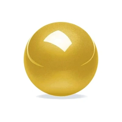 Image of perixx PERIPRO 303 GGO 34mm Trackball Replacement for M570, PERIMICE 517/520/717/720, and Other Compatible Mice Shiny Gold