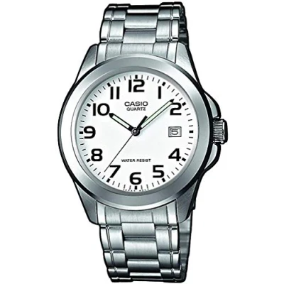 Image of Casio Men&#039;s Analogue Quartz Watch with Stainless Steel Bracelet MTP 1259PD 7BEF