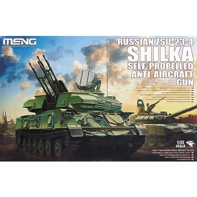 Image of Meng 1:35 Scale Russian ZSUScale23Scale4 Shilka Self Propelled AntiScale Aircraft Gun Model Kit