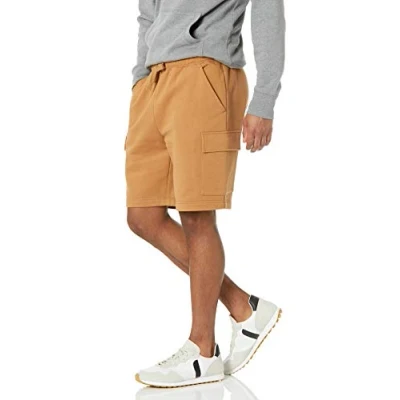 Image of Amazon Essentials Men&#039;s Fleece Cargo Shorts, Tan, S