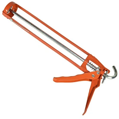 Image of 11&quot; Steel Caulking Caulk Gun Cartridge Silicone Sealant Adhesive Mastic Applier
