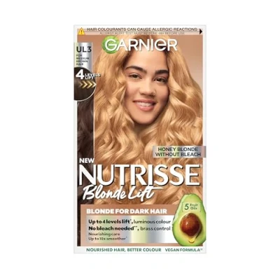 Image of Garnier Nutrisse Permanent Hair Dye Blondelift ul3 Honey Blonde
