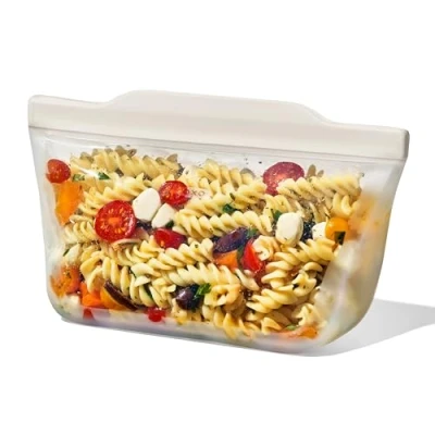 Image of OXO Good Grips Silicone 946ml Oat Stand Up Quart Reusable Bag