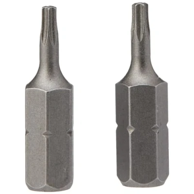 Image of Bosch 2609255931 25mm Torx Screwdriver Bit in Standard Quality T8 (2 Pieces)