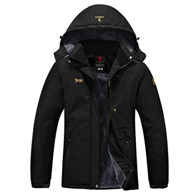 Image of YSENTO Womens Waterproof Ski Jacket Winter Fleece Outdoor Mountain and Coat with Hood(Black,S)