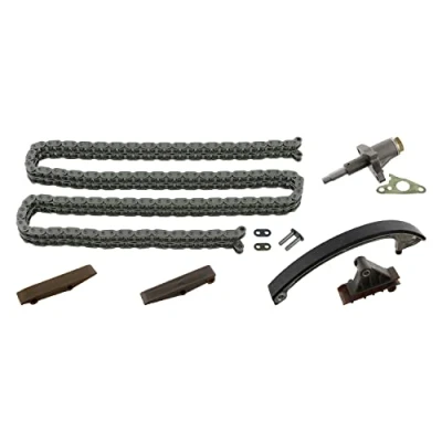 Image of 6150500811, 6150500811S2, A6150500811, A6150500811S2 Timing chain Kit FEBI BILSTEIN 44960 Duplex, with lock MERCEDES BENZ: G Class Off Road