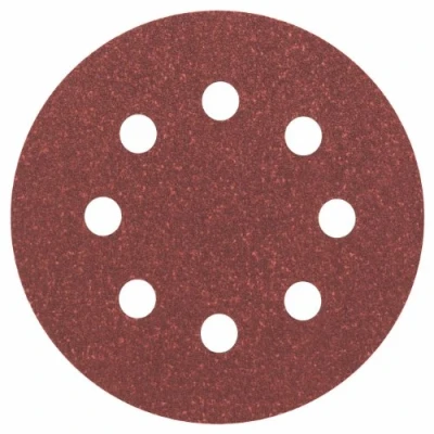 Image of Bosch 2608605105 115 mm Sanding Sheets for Random Orbit Sanders