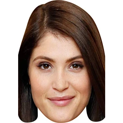Image of FoxyPrinting Gemma Arterton MH 2018 Celebrity Cardboard Party Face Mask Fancy Dress