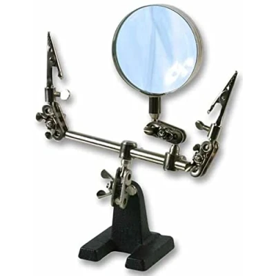 Image of Third Hand Tool With Magnifying Glass