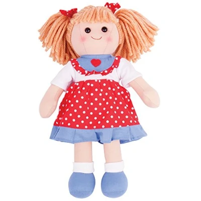 Image of Bigjigs Toys Emily Doll MEDIUM Ragdoll Cuddly Toy