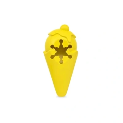 Image of PetSafe Treat Holding Toy, Ice Cream Fill and Freeze Chew Toy BPA free Rubber French Vanilla Scented Interactive Pet Puzzle for Boredom or Separation Anxiety