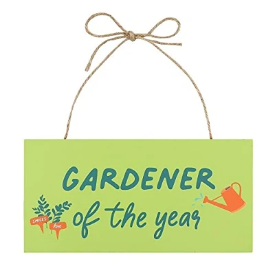 Image of Something Different IG_15831 Hanging Sign Year in The Garden 1pc. 120g, Yellow Green