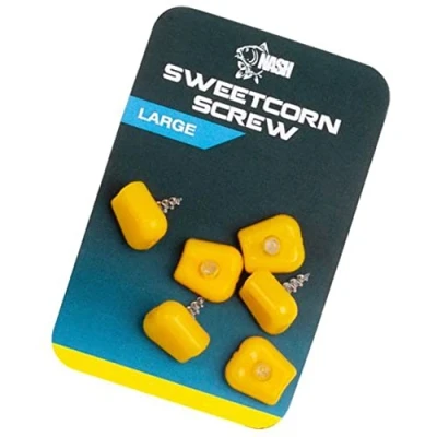 Image of Nash Sweetcorn Screw Large Qty 6 (T8110)