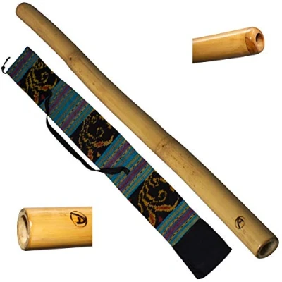 Image of Australian Treasures DIDGERIDOO: Bamboo PRO series 120cm including didgeridoobag. Didgeridoo for beginner.