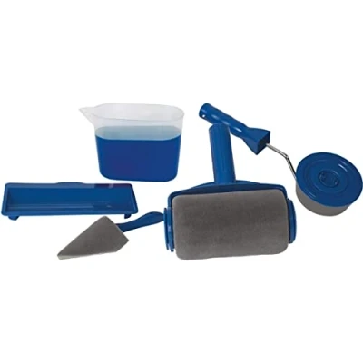 Image of Mediashop Paint Runner Pro Roller Set Edge Roller, Corner Brush, Filling Can, Storage Tray Refillable Tank Microfibre Cover the Original from TV