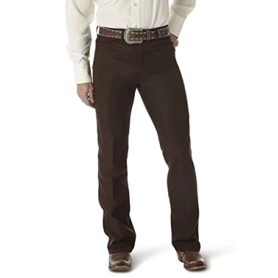 Image of Wrangler Men&#039;s Wrancher Dress Jean, Brown, 32W / 31L