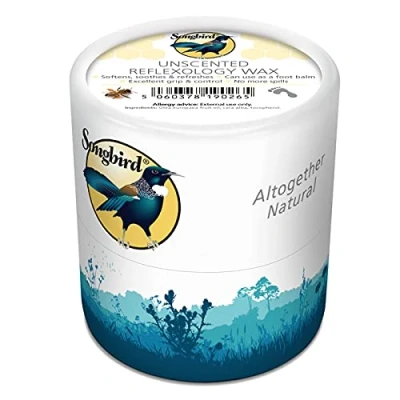 Image of Songbird Naturals Unscented Reflexology Wax 100g EcoTub