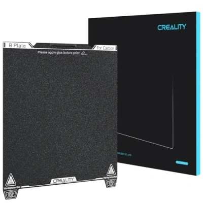 Image of Creality K1C Build Plate, 235x235mm Textured PEI Sheet, Flexible Spring Steel Bed, for K1/K1C/Ender 3/3 V2/3 V3/3 V3 KE/3 SE