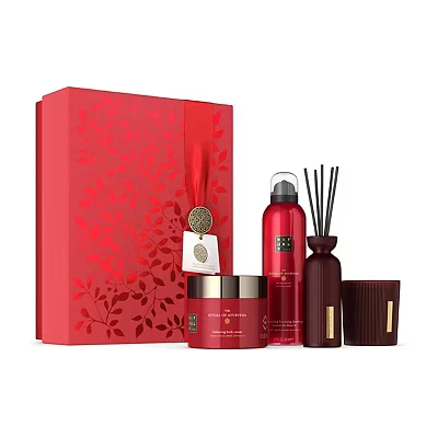 Image of Rituals The Ritual of Ayurveda Sweet Almond Oil and Indian Rose Bath &amp; Body Large Gift Set