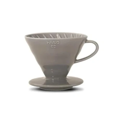Image of Hario V60 Ceramic Coffee Dripper Grey Size 02