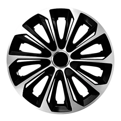 Image of Extra Strong Silver/Black Wheel Trim 16 Inches Set of 4