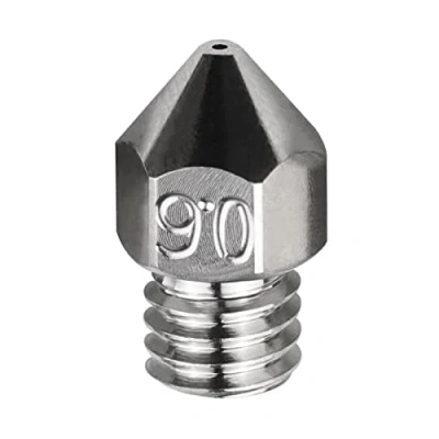 Image of POLISI3D High Temperature Sharp MK8 Plated Copper Nozzle 0.6mm Durable Non Stick for Ender 3 Pro 5 CR10 CR 10 S4 S5 Anet A8 CraftBot 3D Printer (0.6mm)