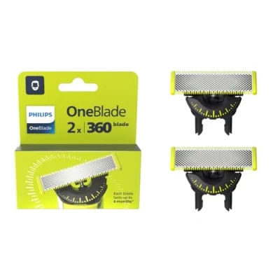 Image of Philips OneBlade 360 Replacement Blades for Face, 2 Pack, QP420/50