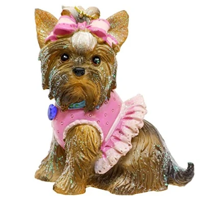 Image of Gisela Graham Christmas Decoration 11902 A, Ballerina Dog
