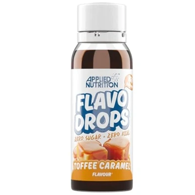 Image of Applied Nutrition Flavor Drops Zero Calorie Enhancer Best Taste Experience Diet Companion Sugar Free Delight (38ml 150 Servings) (Toffee Caramel)
