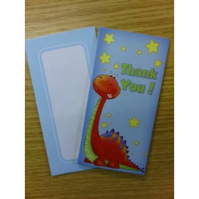 Image of 16 x Dinosaur Boys Thank You Cards Ideal for Birthday