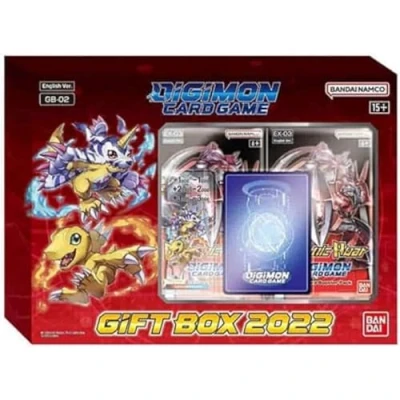 Image of BANDAI Digimon Card Game: Gift Box 2022 (GB 02) Trading Game Ages 15+ 2 Players 20 30 Minutes Playing Time