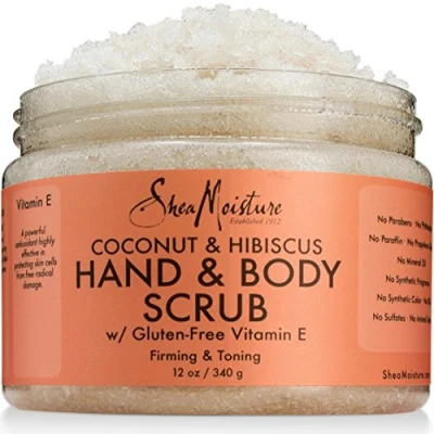 Image of Shea Moisture Coconut &amp; Hibiscus Hand Body Scrub Firming Toning by for Unisex 12 oz