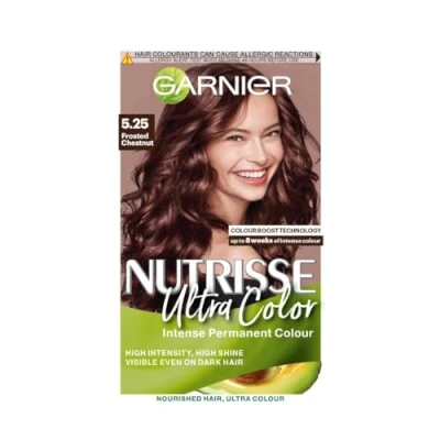 Image of Garnier Nutrisse Ultra Color 5.25 Frosted Chestnut Brown Permanent Hair Dye