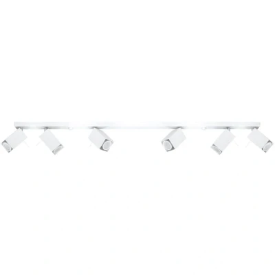 Image of Merida 6 Light Spotlight Bar White, GU10