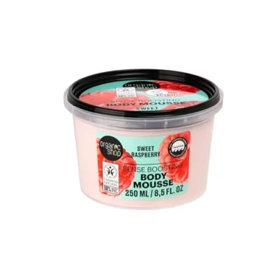 Image of Organic Shop Sense Boosting Body Mousse Sweet Raspberry, 250 ml