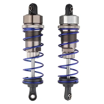 Image of Drfeify RC Car Shock Damper, 2pcs 1/10 Metal Absorber Adjustable Damper Replacement Parts(92mm)