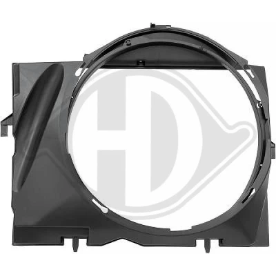 Image of 1405000355 Cowling, radiator fan DIEDERICHS 1645039